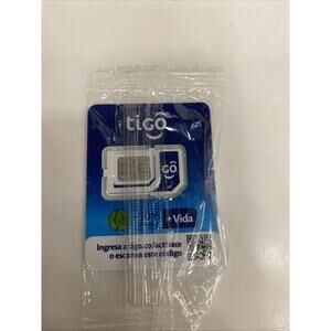 Tigo 4G LTE Colombia Travel Sim Card Chip Pre Paid Prepago